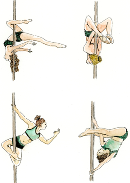 Séance de Pole dance