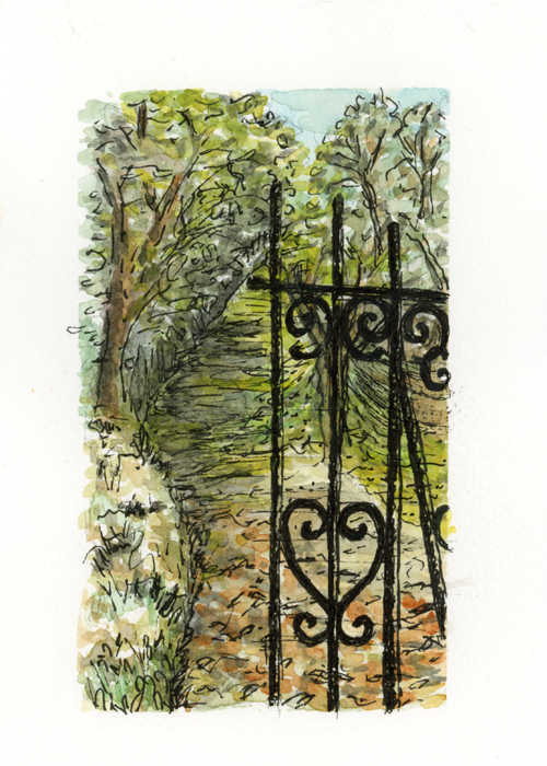 Grille vers l'autre monde