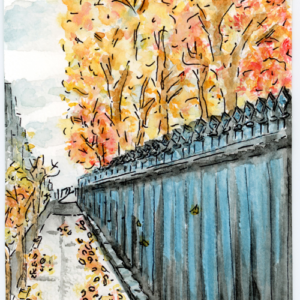 Rue de New-York en automne
