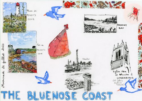 JOUR 10 CANADA planche A4 avec illustrations