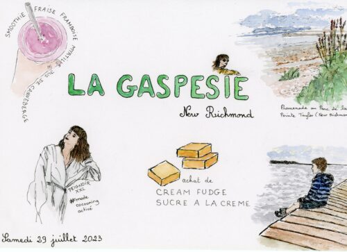 JOUR 13 CANADA planche A4 avec illustrations