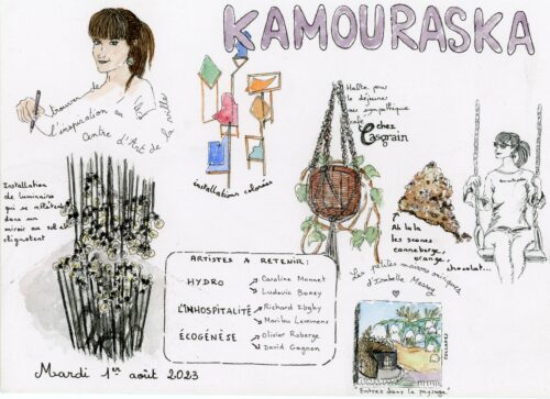 JOUR 16 CANADA planche A4 avec illustrations