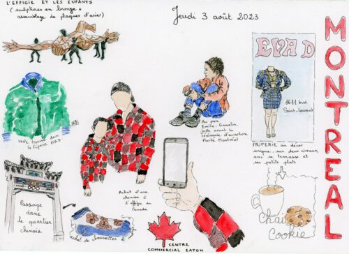 JOUR 18 CANADA planche A4 avec illustrations