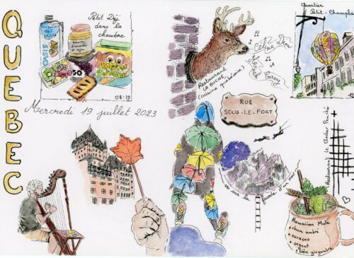 JOUR 3 CANADA planche A4 avec illustrations