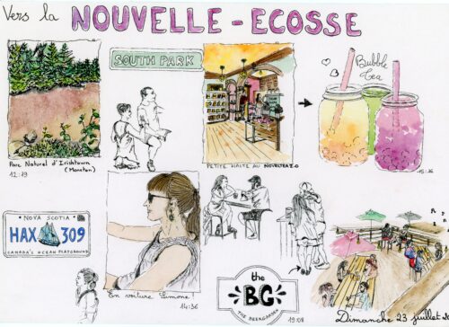 JOUR 7 CANADA planche A4 avec illustrations