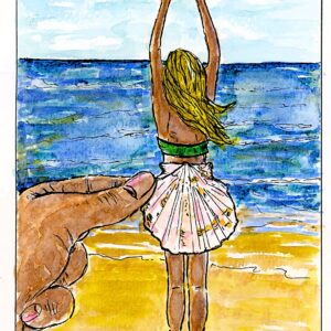 femme coquillage